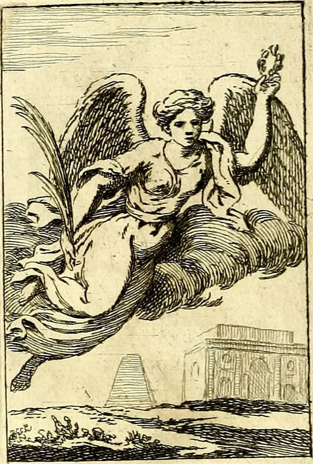 An illustration from Iconologie tirée de divers auteurs : ouvrage utile aux gens de lettres, aux poëtes, aux artistes, & généralement à tous les amateurs des beaux arts, 1759, leaf 203