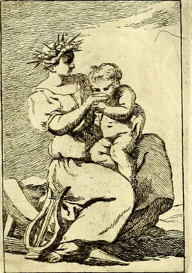 An illustration from Iconologie tirée de divers auteurs : ouvrage utile aux gens de lettres, aux poëtes, aux artistes, & généralement à tous les amateurs des beaux arts, 1759, leaf 204