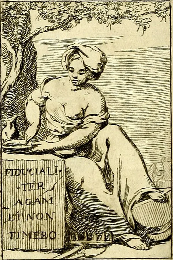 An illustration from Iconologie tirée de divers auteurs : ouvrage utile aux gens de lettres, aux poëtes, aux artistes, & généralement à tous les amateurs des beaux arts, 1759, leaf 205