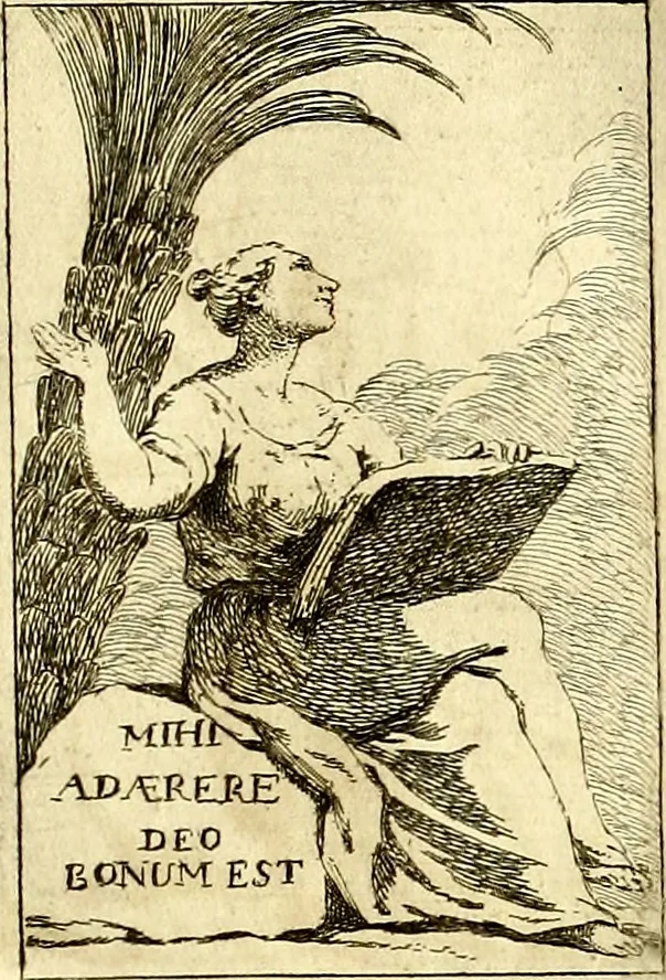 An illustration from Iconologie tirée de divers auteurs : ouvrage utile aux gens de lettres, aux poëtes, aux artistes, & généralement à tous les amateurs des beaux arts, 1759, leaf 206