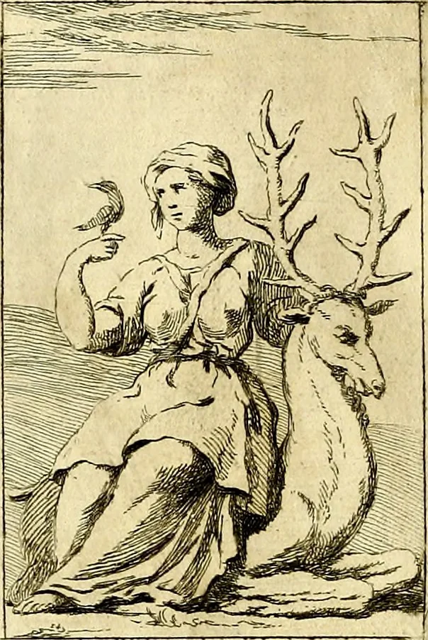 An illustration from Iconologie tirée de divers auteurs : ouvrage utile aux gens de lettres, aux poëtes, aux artistes, & généralement à tous les amateurs des beaux arts, 1759, leaf 207