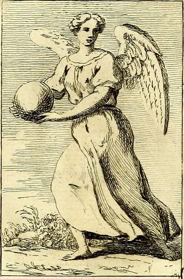 An illustration from Iconologie tirée de divers auteurs : ouvrage utile aux gens de lettres, aux poëtes, aux artistes, & généralement à tous les amateurs des beaux arts, 1759, leaf 215