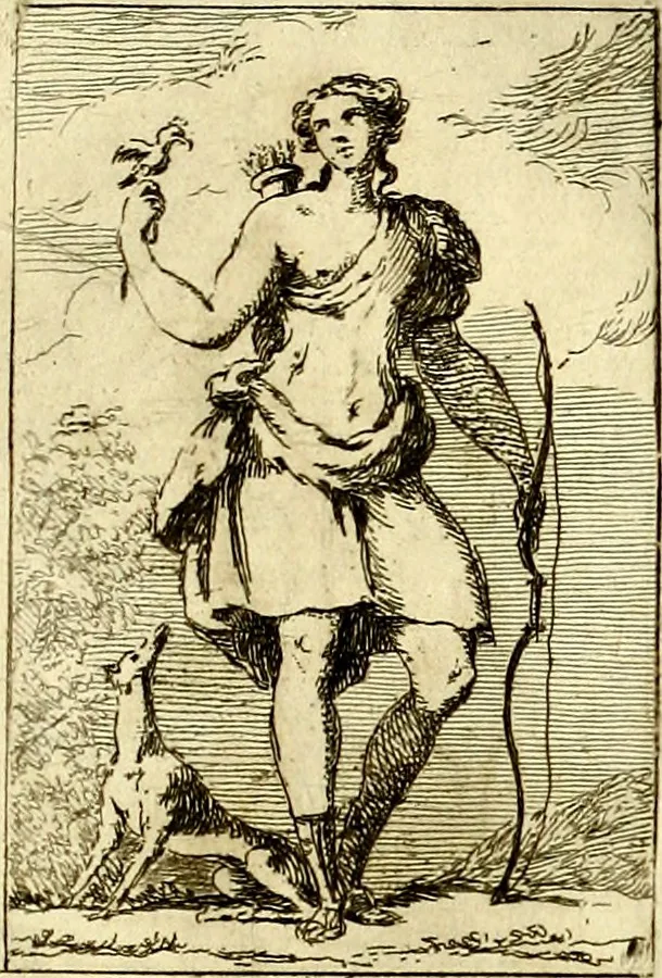 An illustration from Iconologie tirée de divers auteurs : ouvrage utile aux gens de lettres, aux poëtes, aux artistes, & généralement à tous les amateurs des beaux arts, 1759, leaf 22