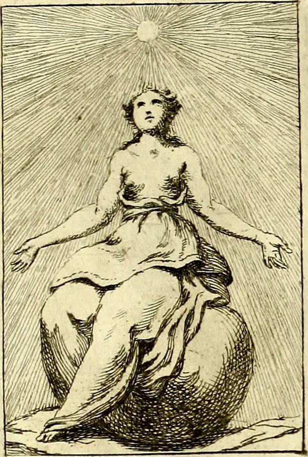 An illustration from Iconologie tirée de divers auteurs : ouvrage utile aux gens de lettres, aux poëtes, aux artistes, & généralement à tous les amateurs des beaux arts, 1759, leaf 28