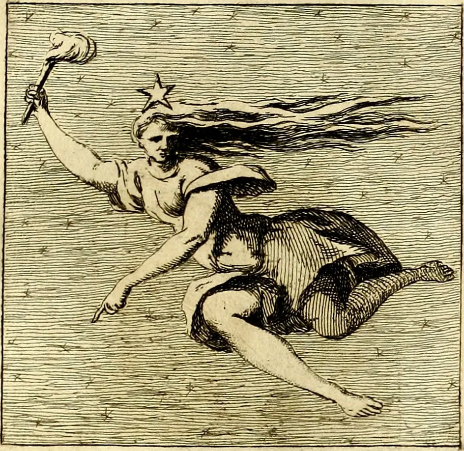 An illustration from Iconologie tirée de divers auteurs : ouvrage utile aux gens de lettres, aux poëtes, aux artistes, & généralement à tous les amateurs des beaux arts, 1759, leaf 32
