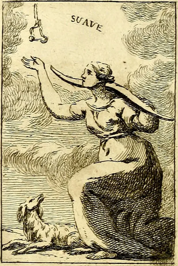 An illustration from Iconologie tirée de divers auteurs : ouvrage utile aux gens de lettres, aux poëtes, aux artistes, & généralement à tous les amateurs des beaux arts, 1759, leaf 33