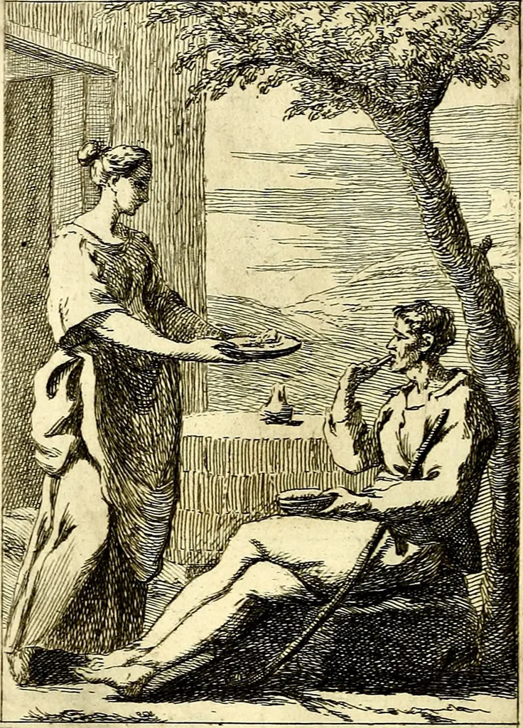 An illustration from Iconologie tirée de divers auteurs : ouvrage utile aux gens de lettres, aux poëtes, aux artistes, & généralement à tous les amateurs des beaux arts, 1759, leaf 39