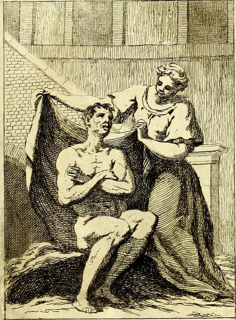 An illustration from Iconologie tirée de divers auteurs : ouvrage utile aux gens de lettres, aux poëtes, aux artistes, & généralement à tous les amateurs des beaux arts, 1759, leaf 42
