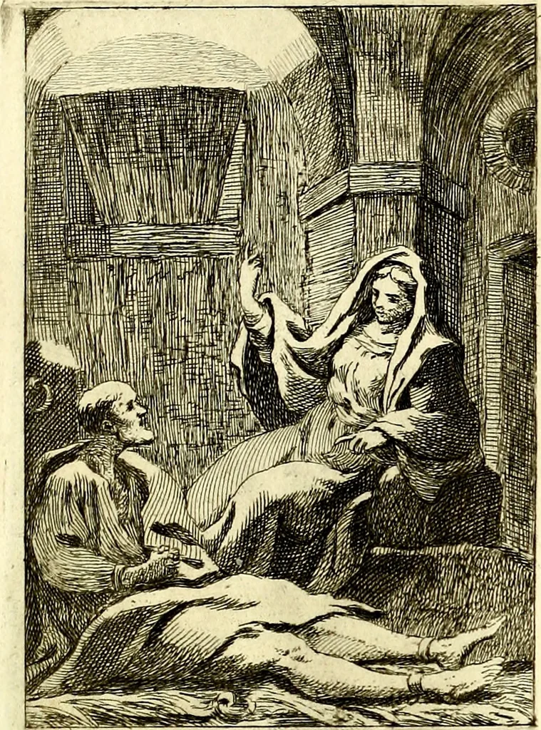 An illustration from Iconologie tirée de divers auteurs : ouvrage utile aux gens de lettres, aux poëtes, aux artistes, & généralement à tous les amateurs des beaux arts, 1759, leaf 44