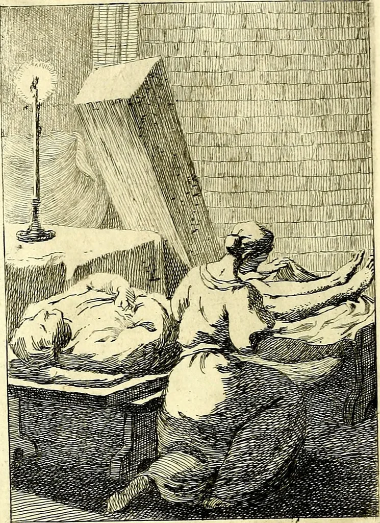 An illustration from Iconologie tirée de divers auteurs : ouvrage utile aux gens de lettres, aux poëtes, aux artistes, & généralement à tous les amateurs des beaux arts, 1759, leaf 45