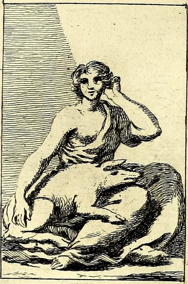 An illustration from Iconologie tirée de divers auteurs : ouvrage utile aux gens de lettres, aux poëtes, aux artistes, & généralement à tous les amateurs des beaux arts, 1759, leaf 47