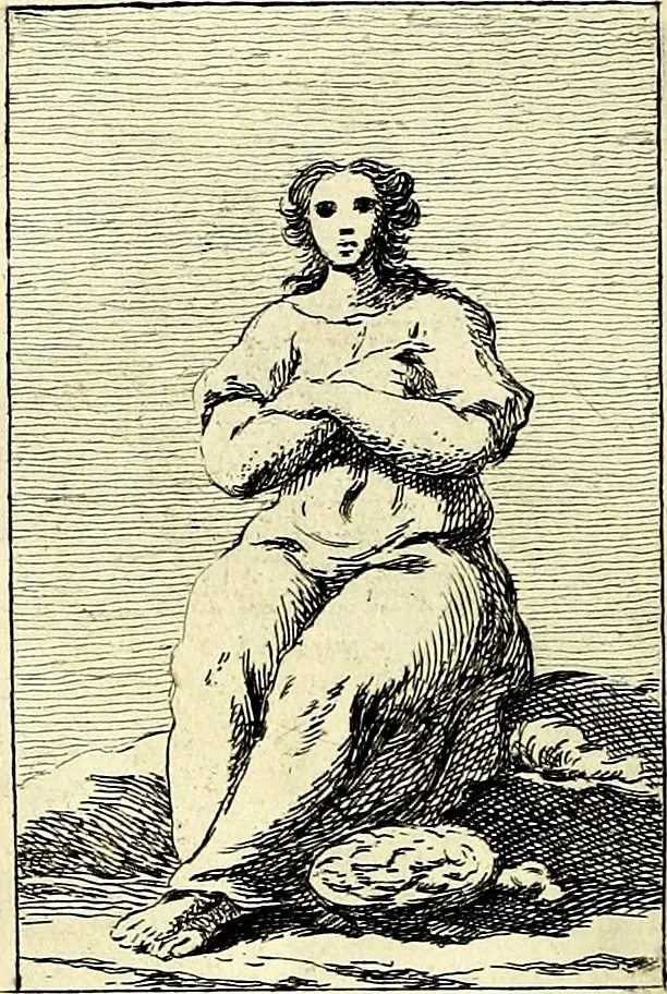 An illustration from Iconologie tirée de divers auteurs : ouvrage utile aux gens de lettres, aux poëtes, aux artistes, & généralement à tous les amateurs des beaux arts, 1759, leaf 55