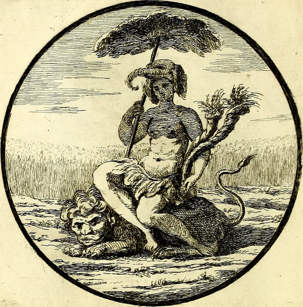 An illustration from Iconologie tirée de divers auteurs : ouvrage utile aux gens de lettres, aux poëtes, aux artistes, & généralement à tous les amateurs des beaux arts, 1759, leaf 59