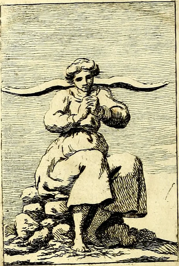 An illustration from Iconologie tirée de divers auteurs : ouvrage utile aux gens de lettres, aux poëtes, aux artistes, & généralement à tous les amateurs des beaux arts, 1759, leaf 61