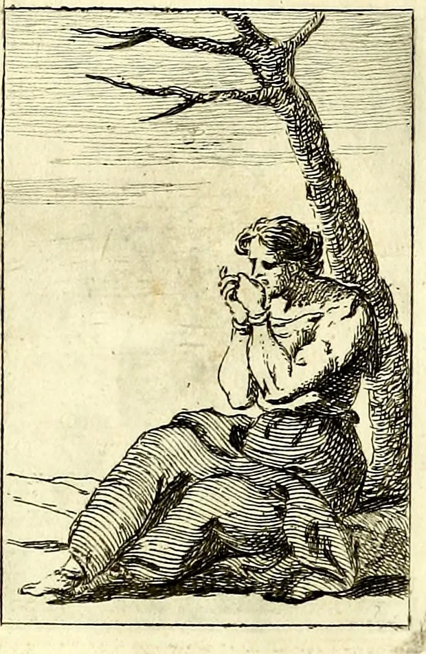 An illustration from Iconologie tirée de divers auteurs : ouvrage utile aux gens de lettres, aux poëtes, aux artistes, & généralement à tous les amateurs des beaux arts, 1759, leaf 62