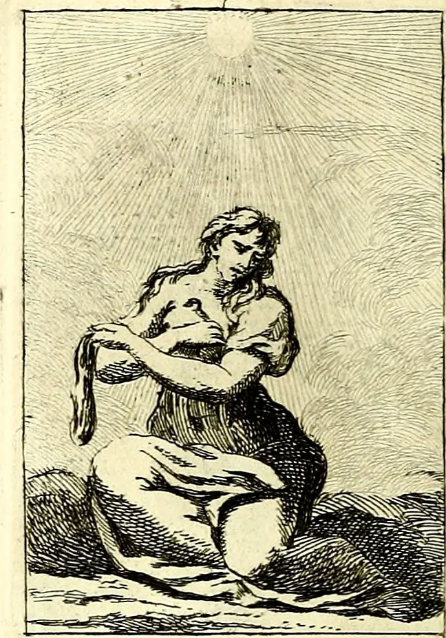 An illustration from Iconologie tirée de divers auteurs : ouvrage utile aux gens de lettres, aux poëtes, aux artistes, & généralement à tous les amateurs des beaux arts, 1759, leaf 65