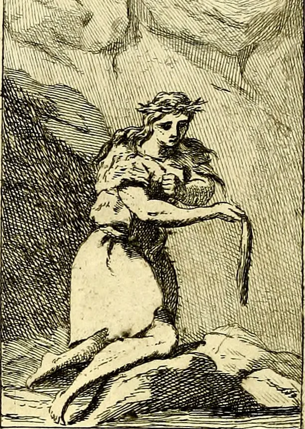 An illustration from Iconologie tirée de divers auteurs : ouvrage utile aux gens de lettres, aux poëtes, aux artistes, & généralement à tous les amateurs des beaux arts, 1759, leaf 67