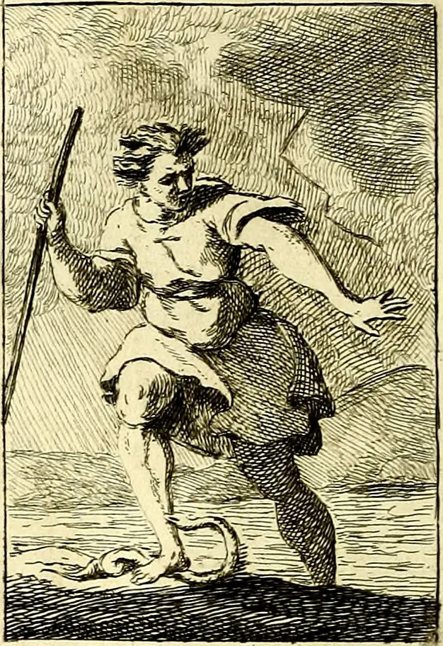 An illustration from Iconologie tirée de divers auteurs : ouvrage utile aux gens de lettres, aux poëtes, aux artistes, & généralement à tous les amateurs des beaux arts, 1759, leaf 69