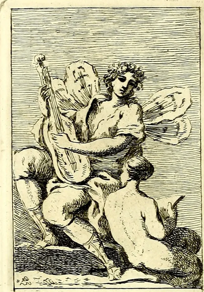 An illustration from Iconologie tirée de divers auteurs : ouvrage utile aux gens de lettres, aux poëtes, aux artistes, & généralement à tous les amateurs des beaux arts, 1759, leaf 77