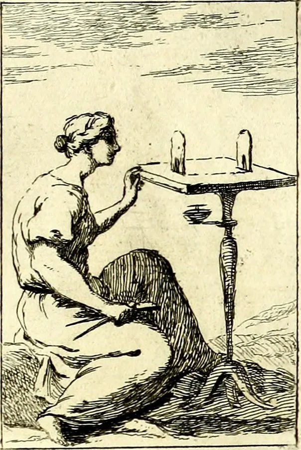 An illustration from Iconologie tirée de divers auteurs : ouvrage utile aux gens de lettres, aux poëtes, aux artistes, & généralement à tous les amateurs des beaux arts, 1759, leaf 78