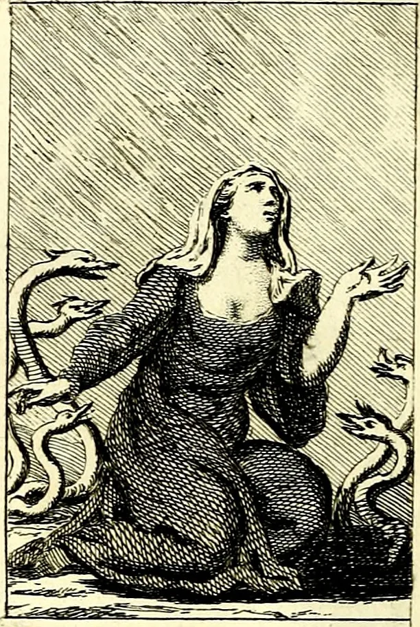 An illustration from Iconologie tirée de divers auteurs : ouvrage utile aux gens de lettres, aux poëtes, aux artistes, & généralement à tous les amateurs des beaux arts, 1759, leaf 79