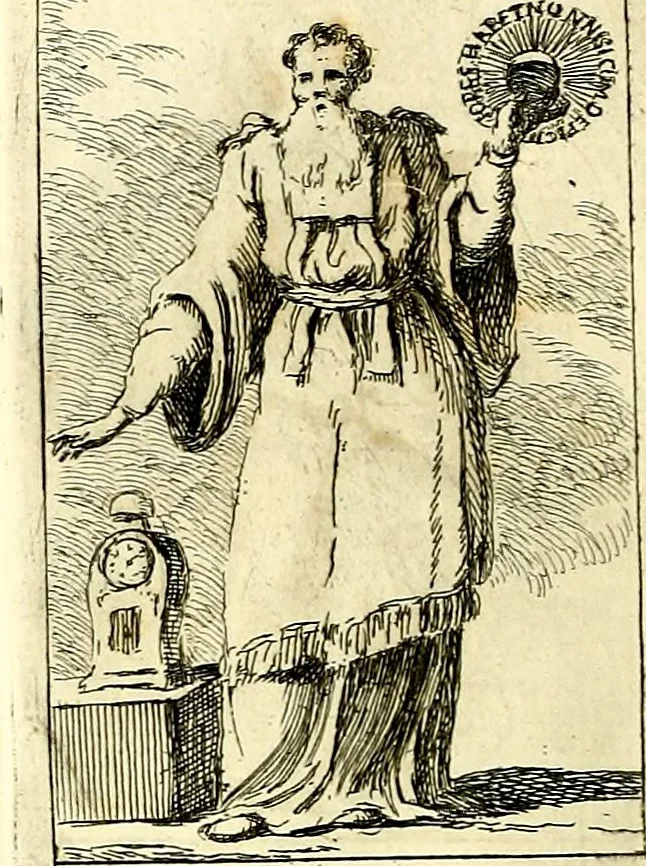 An illustration from Iconologie tirée de divers auteurs : ouvrage utile aux gens de lettres, aux poëtes, aux artistes, & généralement à tous les amateurs des beaux arts, 1759, leaf 89