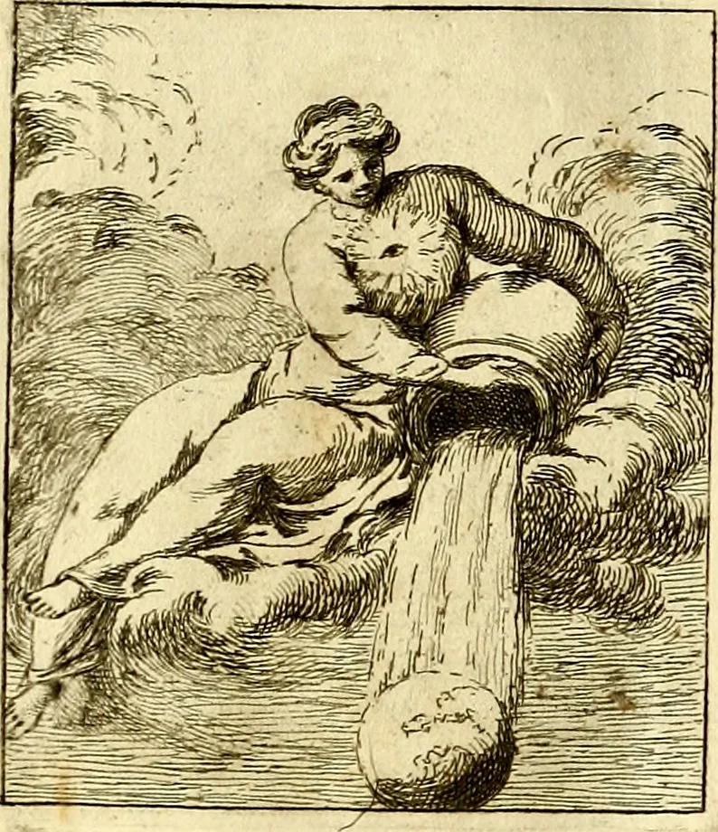 An illustration from Iconologie tirée de divers auteurs : ouvrage utile aux gens de lettres, aux poëtes, aux artistes, & généralement à tous les amateurs des beaux arts, 1759, leaf 94