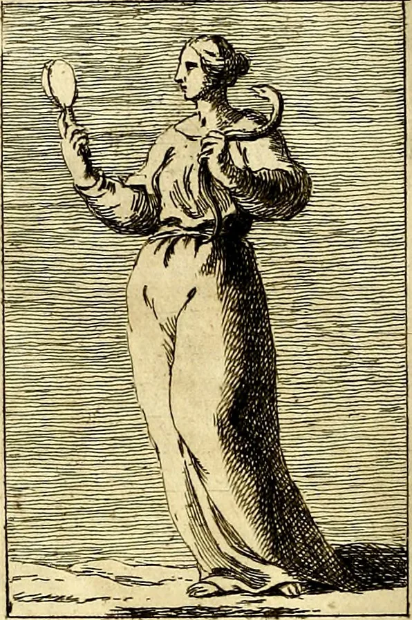 An illustration from Iconologie tirée de divers auteurs : ouvrage utile aux gens de lettres, aux poëtes, aux artistes, & généralement à tous les amateurs des beaux arts, 1759, leaf 95