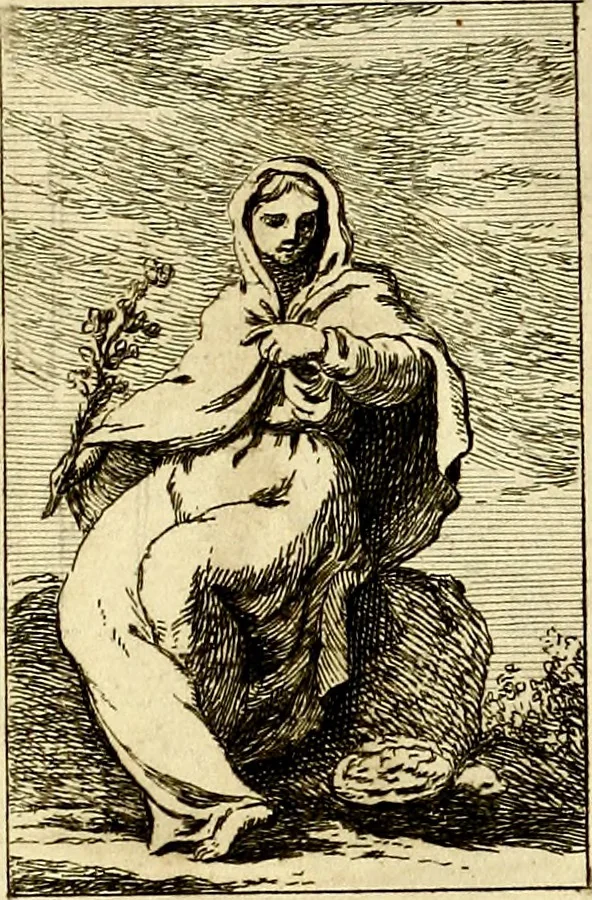 An illustration from Iconologie tirée de divers auteurs : ouvrage utile aux gens de lettres, aux poëtes, aux artistes, & généralement à tous les amateurs des beaux arts, 1759, leaf 96