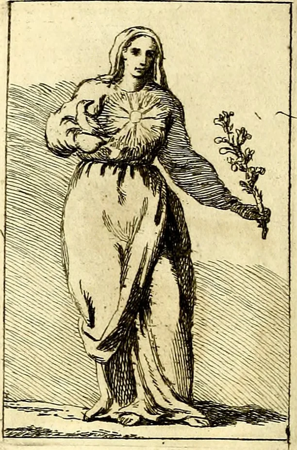 An illustration from Iconologie tirée de divers auteurs : ouvrage utile aux gens de lettres, aux poëtes, aux artistes, & généralement à tous les amateurs des beaux arts, 1759, leaf 97