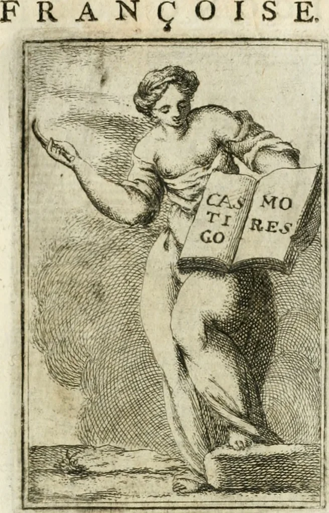 An illustration from Iconologie, tirée de divers auteurs : ouvrage utile aux gens de lettres, aux poëtes, aux artistes, & généralement à tous les amateurs des beaux-arts, 1766, leaf 104