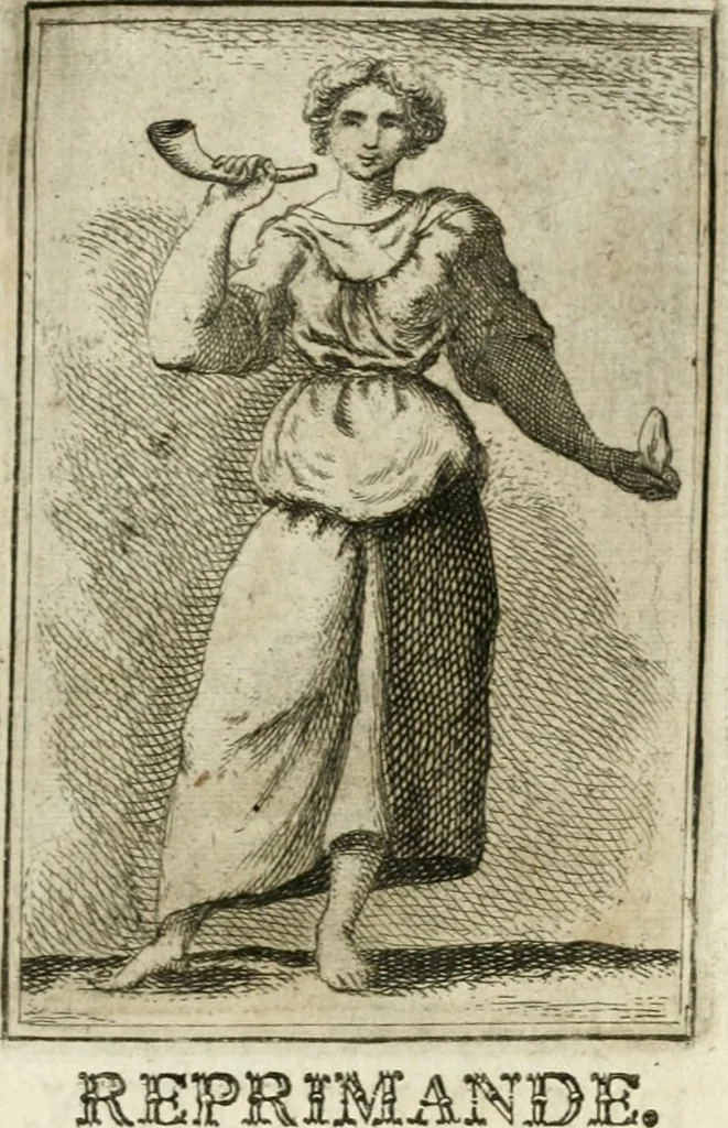 An illustration from Iconologie, tirée de divers auteurs : ouvrage utile aux gens de lettres, aux poëtes, aux artistes, & généralement à tous les amateurs des beaux-arts, 1766, leaf 110