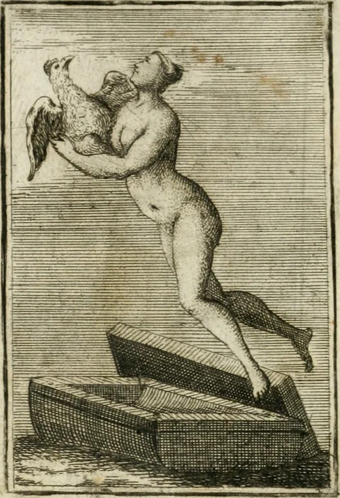 An illustration from Iconologie, tirée de divers auteurs : ouvrage utile aux gens de lettres, aux poëtes, aux artistes, & généralement à tous les amateurs des beaux-arts, 1766, leaf 111
