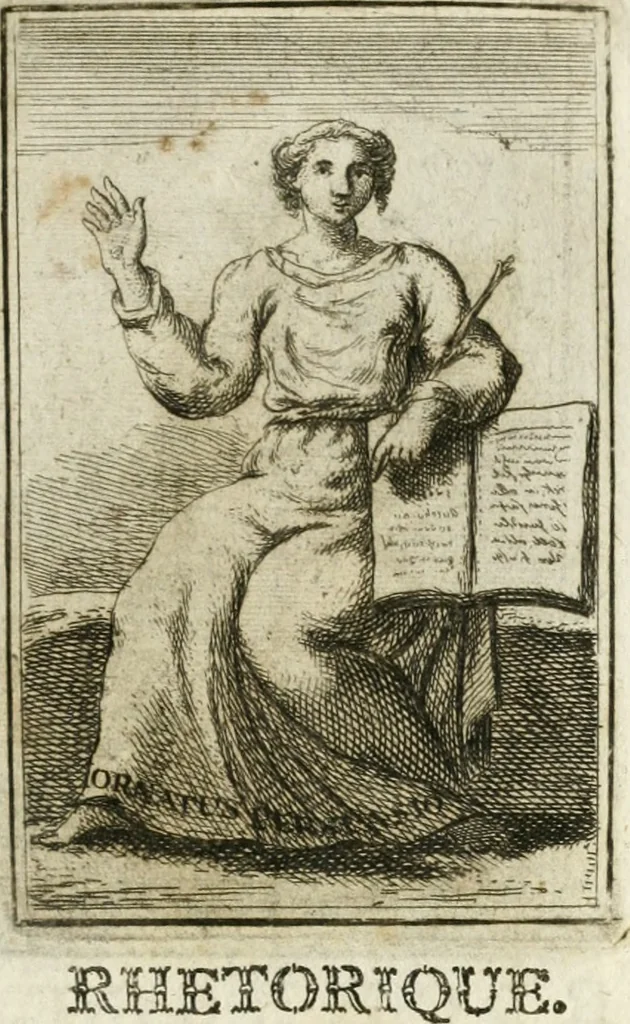 An illustration from Iconologie, tirée de divers auteurs : ouvrage utile aux gens de lettres, aux poëtes, aux artistes, & généralement à tous les amateurs des beaux-arts, 1766, leaf 112