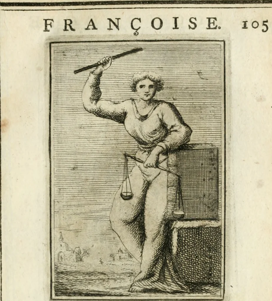 An illustration from Iconologie, tirée de divers auteurs : ouvrage utile aux gens de lettres, aux poëtes, aux artistes, & généralement à tous les amateurs des beaux-arts, 1766, leaf 114