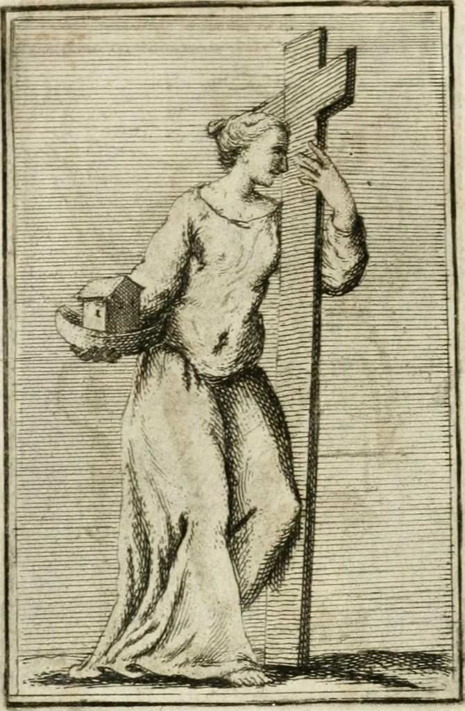 An illustration from Iconologie, tirée de divers auteurs : ouvrage utile aux gens de lettres, aux poëtes, aux artistes, & généralement à tous les amateurs des beaux-arts, 1766, leaf 125