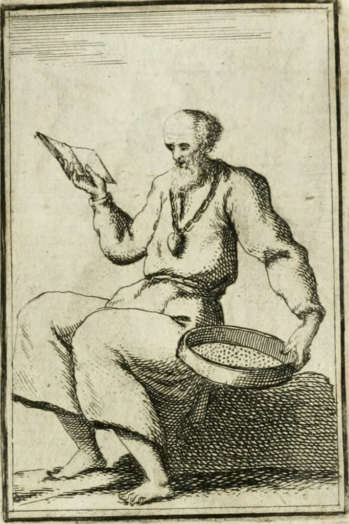 An illustration from Iconologie, tirée de divers auteurs : ouvrage utile aux gens de lettres, aux poëtes, aux artistes, & généralement à tous les amateurs des beaux-arts, 1766, leaf 128