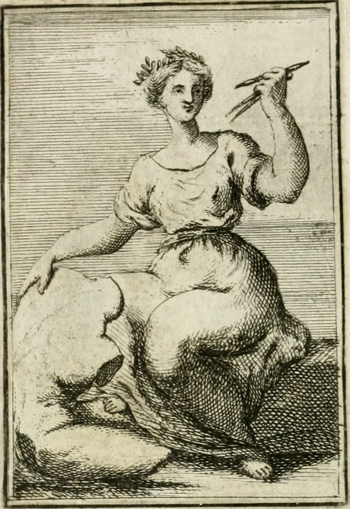 An illustration from Iconologie, tirée de divers auteurs : ouvrage utile aux gens de lettres, aux poëtes, aux artistes, & généralement à tous les amateurs des beaux-arts, 1766, leaf 129