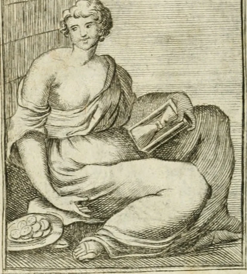 An illustration from Iconologie, tirée de divers auteurs : ouvrage utile aux gens de lettres, aux poëtes, aux artistes, & généralement à tous les amateurs des beaux-arts, 1766, leaf 13