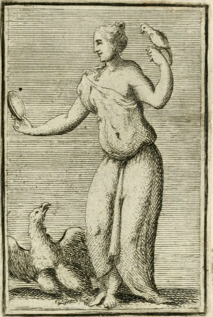 An illustration from Iconologie, tirée de divers auteurs : ouvrage utile aux gens de lettres, aux poëtes, aux artistes, & généralement à tous les amateurs des beaux-arts, 1766, leaf 132