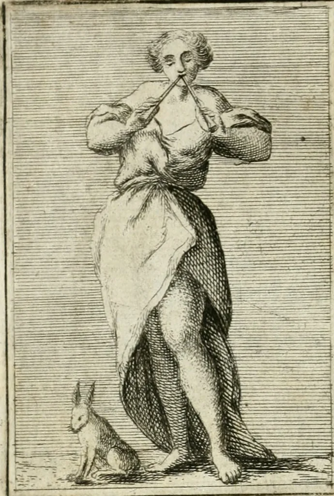 An illustration from Iconologie, tirée de divers auteurs : ouvrage utile aux gens de lettres, aux poëtes, aux artistes, & généralement à tous les amateurs des beaux-arts, 1766, leaf 133