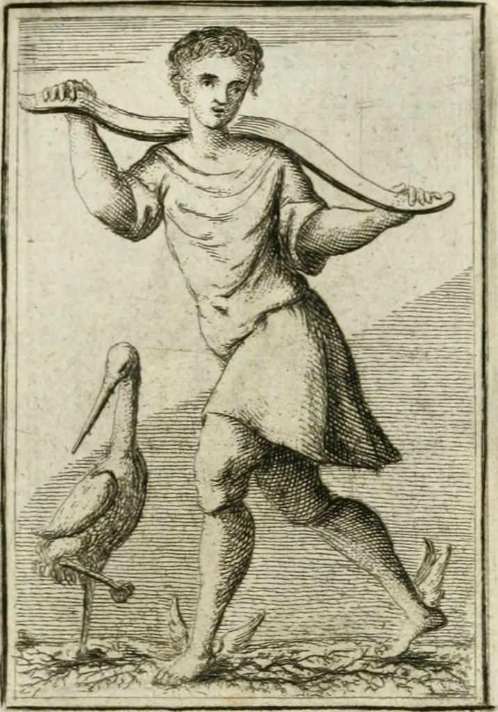 An illustration from Iconologie, tirée de divers auteurs : ouvrage utile aux gens de lettres, aux poëtes, aux artistes, & généralement à tous les amateurs des beaux-arts, 1766, leaf 138