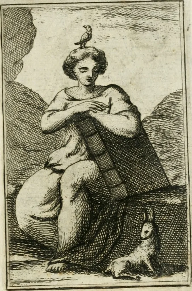 An illustration from Iconologie, tirée de divers auteurs : ouvrage utile aux gens de lettres, aux poëtes, aux artistes, & généralement à tous les amateurs des beaux-arts, 1766, leaf 146