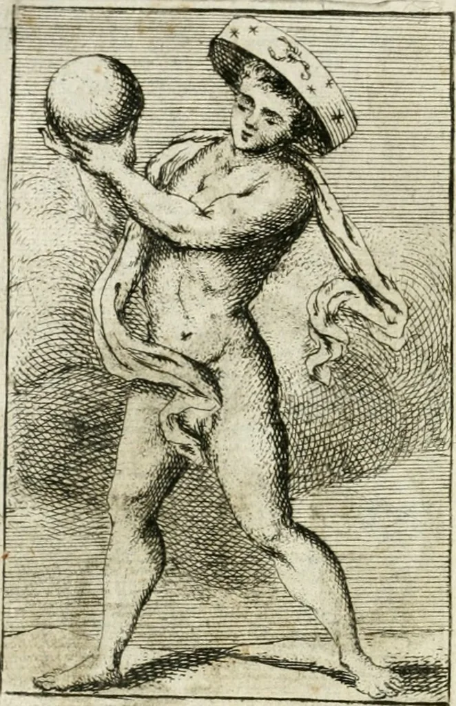 An illustration from Iconologie, tirée de divers auteurs : ouvrage utile aux gens de lettres, aux poëtes, aux artistes, & généralement à tous les amateurs des beaux-arts, 1766, leaf 147