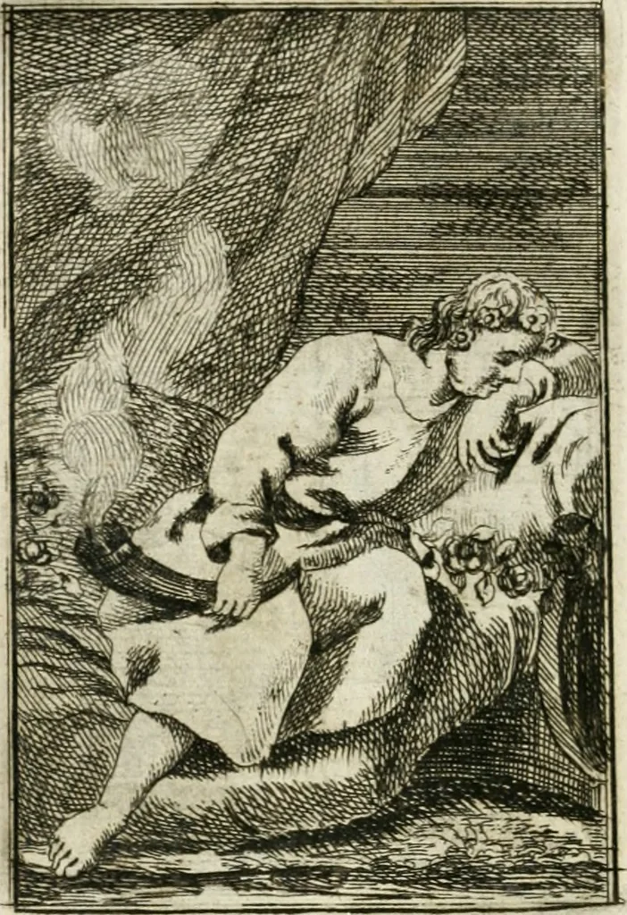An illustration from Iconologie, tirée de divers auteurs : ouvrage utile aux gens de lettres, aux poëtes, aux artistes, & généralement à tous les amateurs des beaux-arts, 1766, leaf 149
