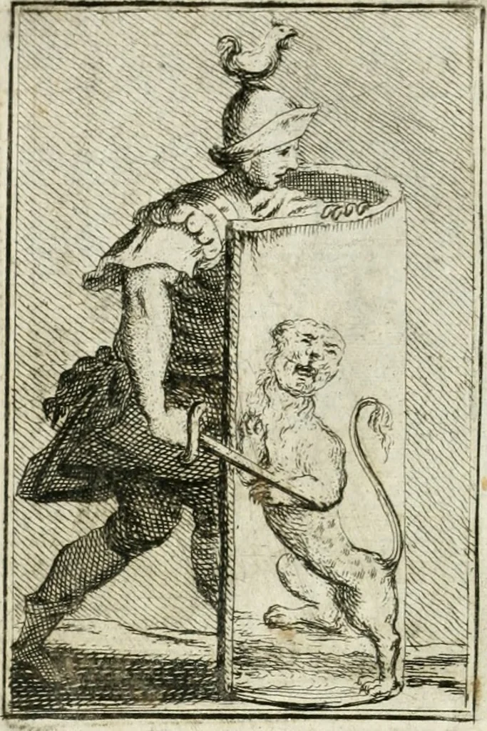 An illustration from Iconologie, tirée de divers auteurs : ouvrage utile aux gens de lettres, aux poëtes, aux artistes, & généralement à tous les amateurs des beaux-arts, 1766, leaf 151