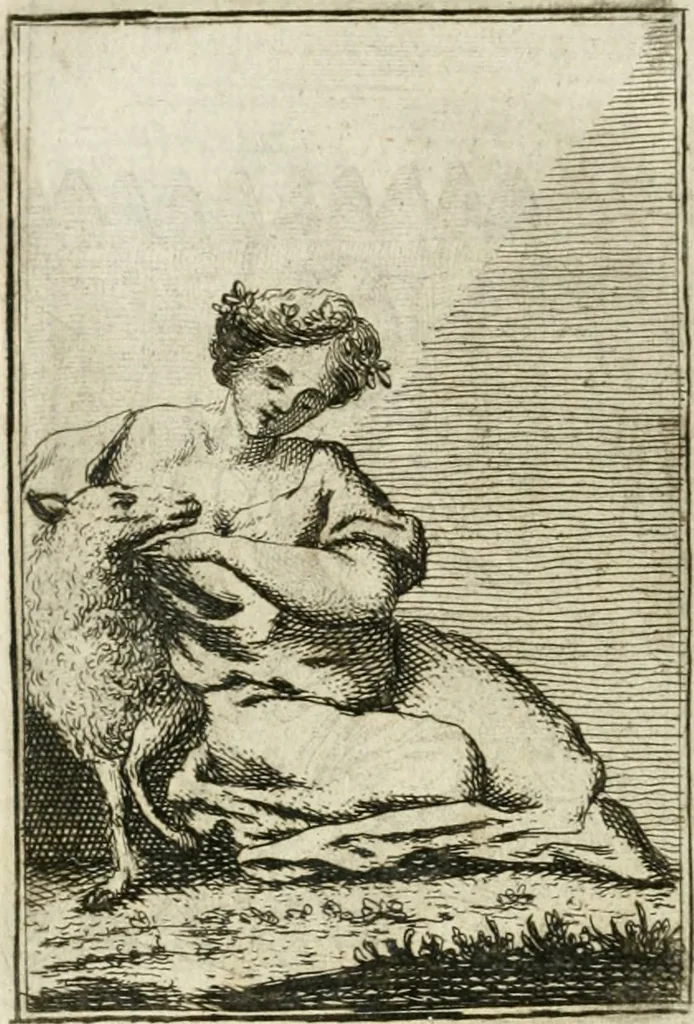 An illustration from Iconologie, tirée de divers auteurs : ouvrage utile aux gens de lettres, aux poëtes, aux artistes, & généralement à tous les amateurs des beaux-arts, 1766, leaf 155