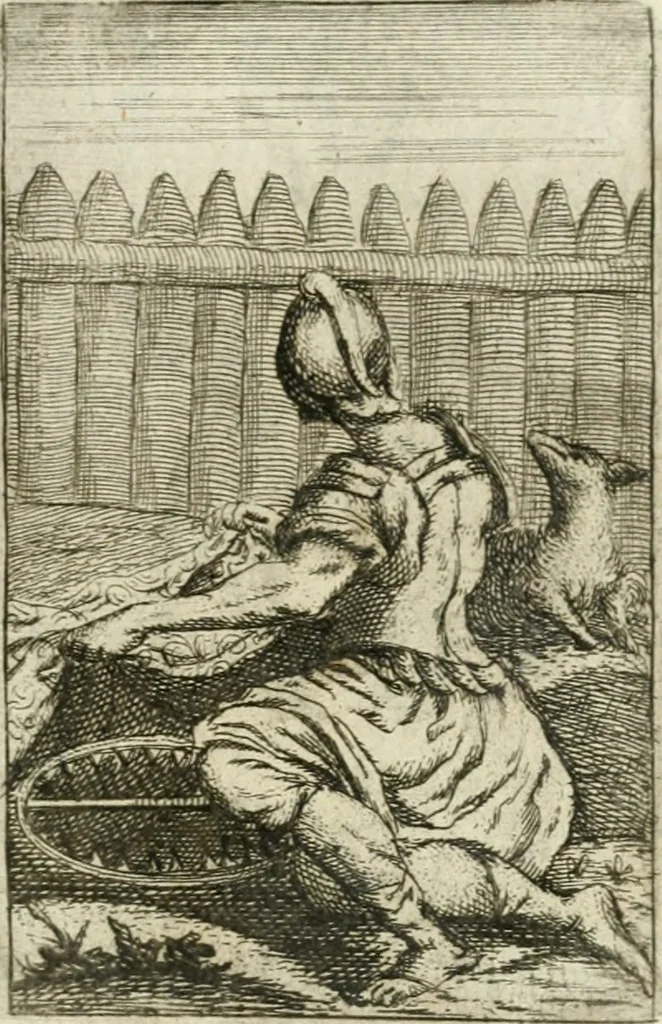 An illustration from Iconologie, tirée de divers auteurs : ouvrage utile aux gens de lettres, aux poëtes, aux artistes, & généralement à tous les amateurs des beaux-arts, 1766, leaf 156