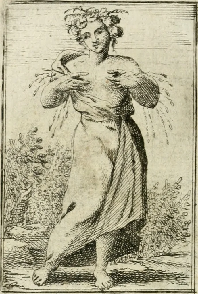 An illustration from Iconologie, tirée de divers auteurs : ouvrage utile aux gens de lettres, aux poëtes, aux artistes, & généralement à tous les amateurs des beaux-arts, 1766, leaf 157