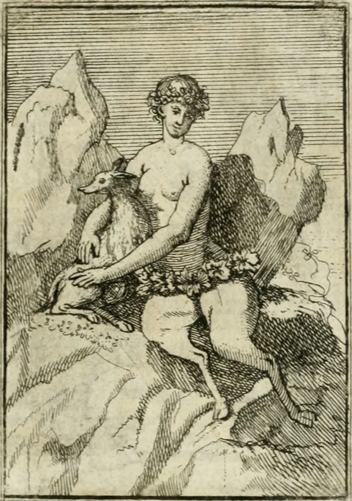 An illustration from Iconologie, tirée de divers auteurs : ouvrage utile aux gens de lettres, aux poëtes, aux artistes, & généralement à tous les amateurs des beaux-arts, 1766, leaf 16